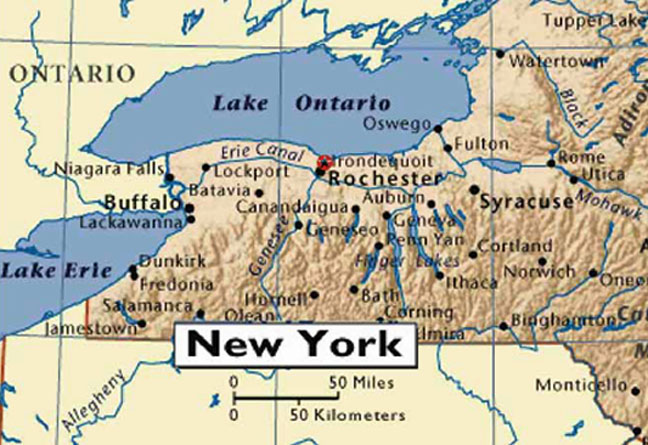 New York State Map